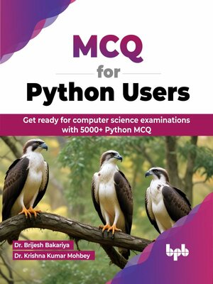 cover image of MCQ for Python Users
